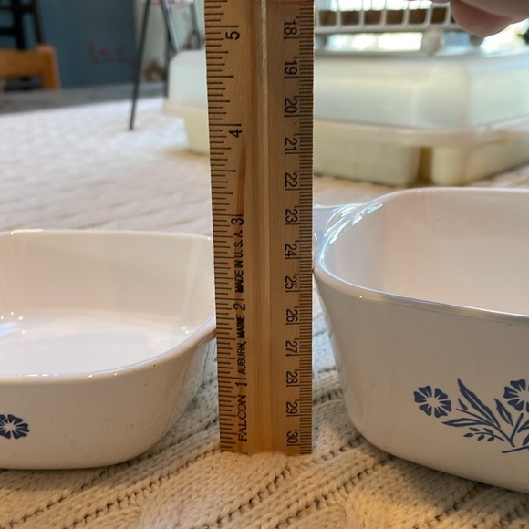 Set of 2 Corning Ware Cornflower Blue Small Casserole Dishes P-43-B & P-41. - Picture 13 of 15